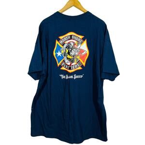 North Shore FD Graphic Tee Navy Casual Short Sleeve NSFD - 2XL